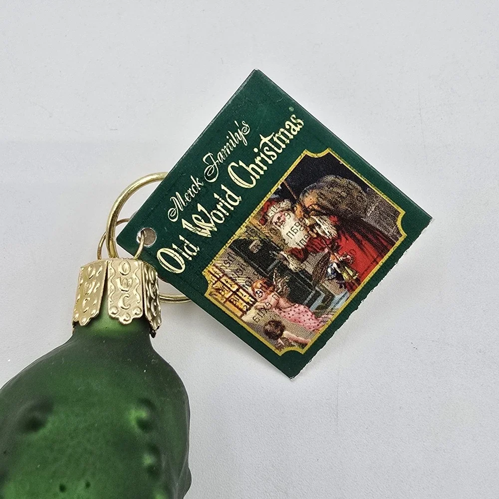 OWC Old World Pickle Blown‎ Glass Christmas Ornament Vintage 4